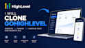 clone gohighlevel website funnel landing page migrate ghl