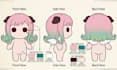 create custom plushie reference sheet stuffed animal ych character design