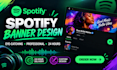 design eye catching spotify banner design within 24 hours