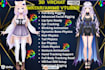 create vtuber model, anime vrchat avatar, furry vrm rigging, nsfw toggle,animaze