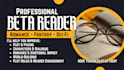romance beta reader, beta reader, fantasy ya novel beta reader, thriller reader