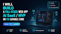 develop a custom full stack web app, ai saas, or fix lovable code