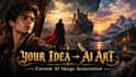 turn your idea into a stunning ai generated image