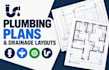draw plumbing plans and drainage layouts
