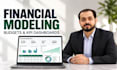 create an excel financial model, business budget and dashboard