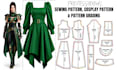 create sewing pattern, cosplay pattern, pattern grading for any type of garment