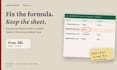 write or fix google sheets formulas and lookups