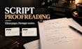 edit script proofreading film script screenplay proofread scriptwriting editor