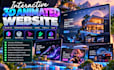 interactive 3d animated website spline 3d wordpress animation webgl threejs gsap