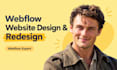 do webflow website design and redesign webflow cms as webflow expert webflow dev