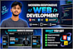 create a responsive website using html css and javascript