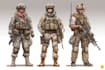 make military character design or military themed