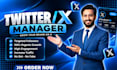 be your x twitter manager for profile optimization and growth