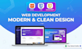 create a responsive HTML CSS javascript website