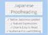 proofread and edit japanese texts