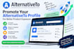 promote your alternativeto profile for better product exposure