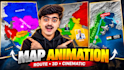 create professional map animation for your video
