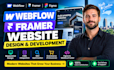 do webflow website design, framer website, figma to webflow, webflow developer