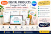 create etsy digital products in canva