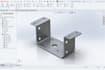 design sheet metal brackets, dxf flat patterns and laser cutting files drawings