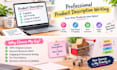 write SEO product descriptions for your store