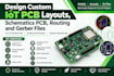 design custom iot pcb layouts, schematics pcb, routing and gerber files