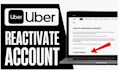 reactivates your deactivated uber, amazon flex, lyft account