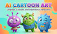 create custom ai cartoon characters and illustrations