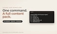 build a claude code content workflow