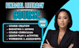 build an interactive financial literacy online course worksheet excel exercises