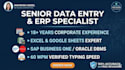 do perfect excel data entry and PDF to excel conversion