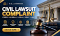 draft a powerful civil lawsuit complaint and court pleading