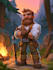 draw 2d game character illustration