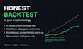 backtest your crypto or tradingview strategy in python