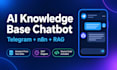 create a telegram ai chatbot with n8n and rag