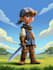 draw 2d game character illustration