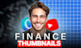 make clean and high CTR finance thumbnails