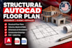 create structural autocad floor plans and detailed drawings