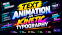 create text animation and kinetic typography