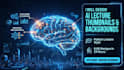 design viral ai lecture thumbnails and background