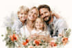 do watercolor family portrait