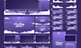 do twitch streamer animated stream overlay vtuber overlay custom twitch overlay