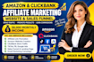 build an amazon and clickbank affiliate website