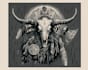 create a true woodcut or linocut illustration