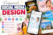 design social media posts and creatives