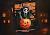 create halloween flyer,spooky black friday motion flyer halloween party flyer