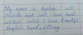 do handwritten notes typing work and english writing