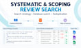 run your systematic or scoping review database search