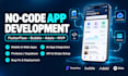 flutterflow bubble io adalo no code app developer mobile ai saas android ios app
