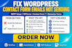 fix wordpress contact form not sending emails SMTP setup wpforms cf7 elementor